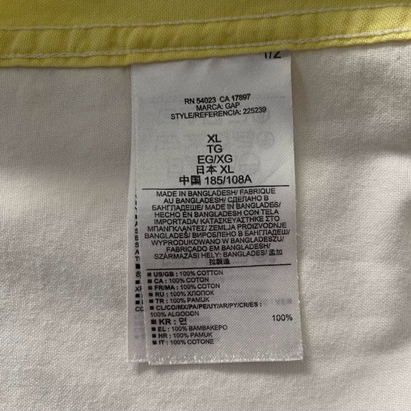 GAP - Short Sleeve - Button Down - XL - Picture 4 of 6